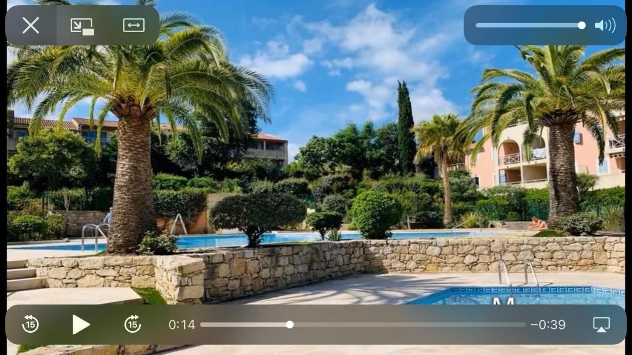 2P Terrasse Vue Piscine Et Jardin Tropical La Croix Valmer Экстерьер фото