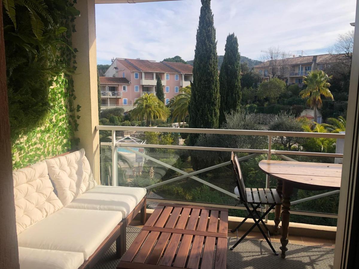 2P Terrasse Vue Piscine Et Jardin Tropical La Croix Valmer Экстерьер фото